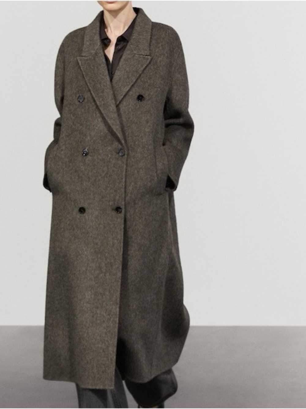 Porter & Ash wool trench overcaat.  Large
